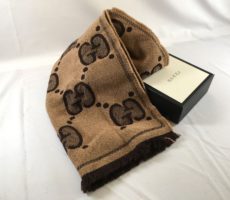 【グッチ】スカーフ GGウール