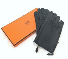 【エルメス】レザーグローブ