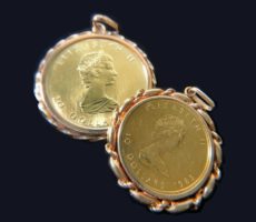 【貴金属買取】メープルリーフ金貨 ペンダントトップ