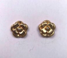 【シャネル】ピアス カメリア
