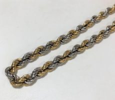 【貴金属買取】K18Pt850ネックレス