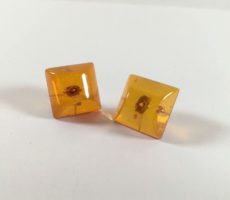 【琥珀】ピアス