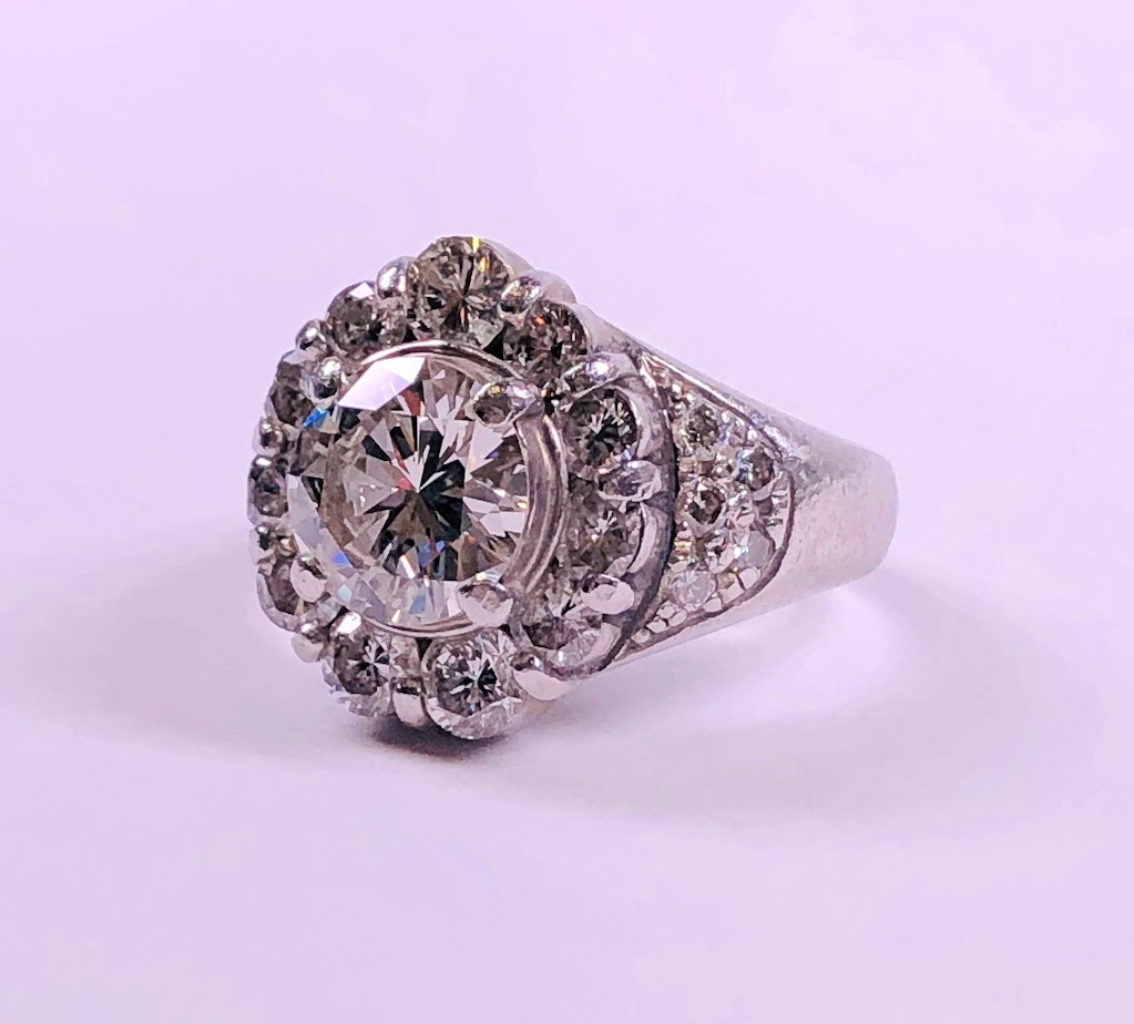 Pt900 ダイヤリングD1.66 1.44ct②