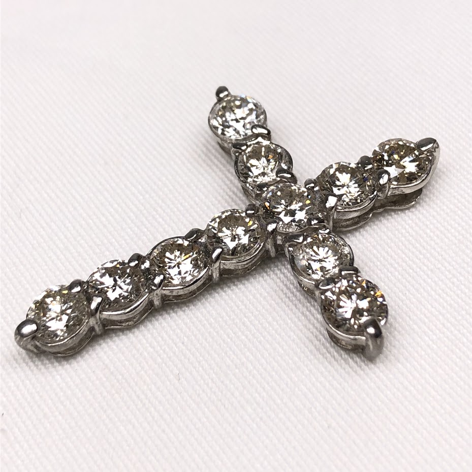 Pt900 ダイヤ3.77ct ネックレス トップ