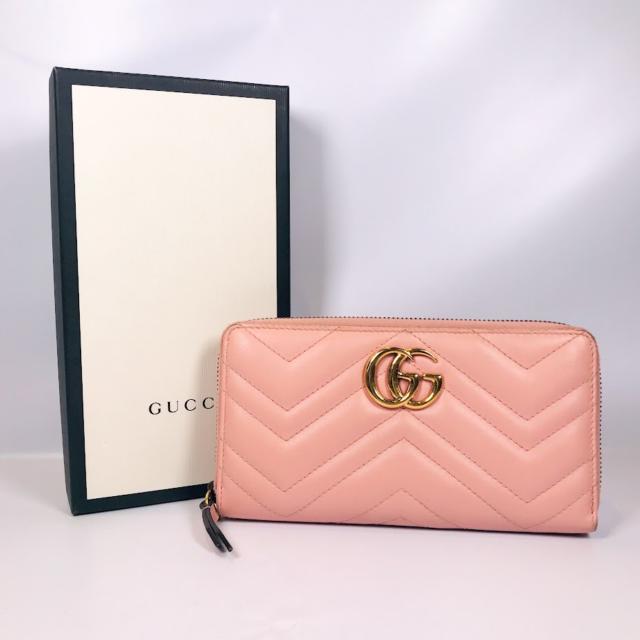 グッチ_GGマーモント_443123_レザー_ラウンドジップウォレット