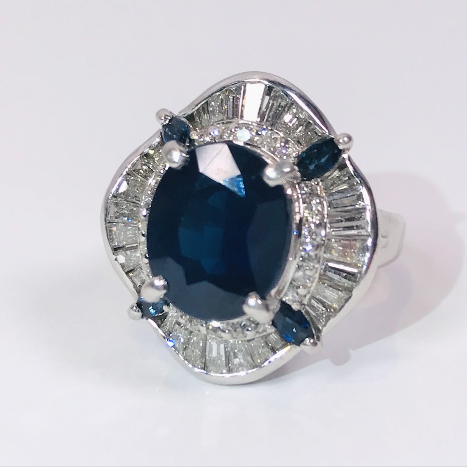 Pt900_サファイア_ダイヤ_リング_S5.24ct_0.43ct_D1.57ct