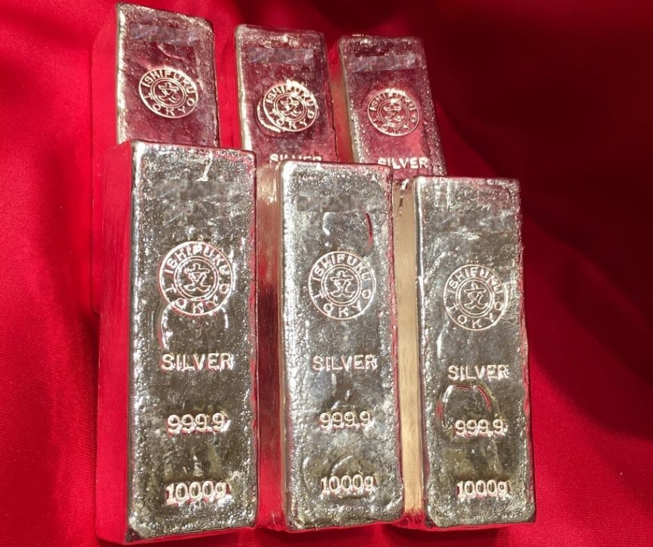 石福銀インゴット6本