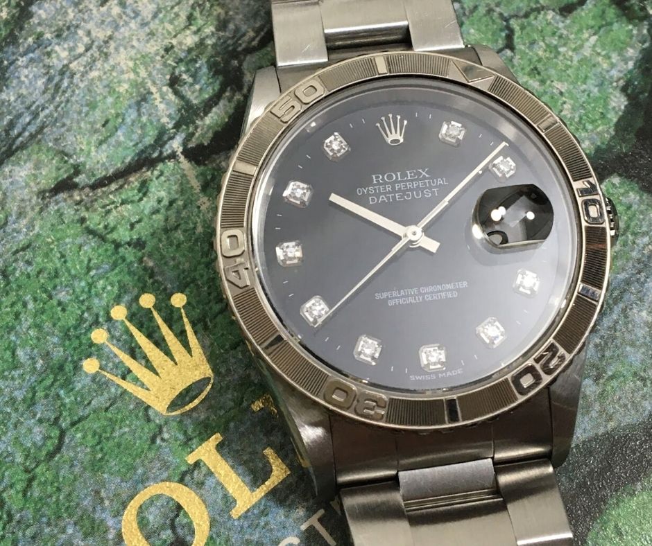ロレックス　ROLEX　デイトジャスト　サンダーバード　16264G　10Pダイヤ　ブラック 2021|8|31