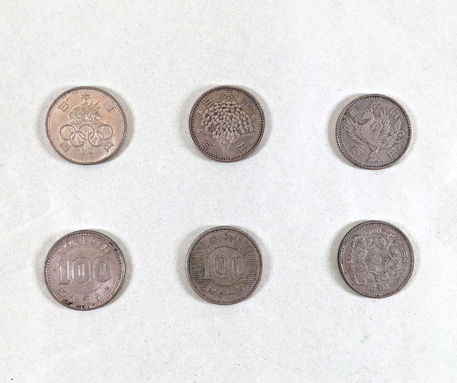 【100円銀貨】稲 鳳凰 東京オリンピック