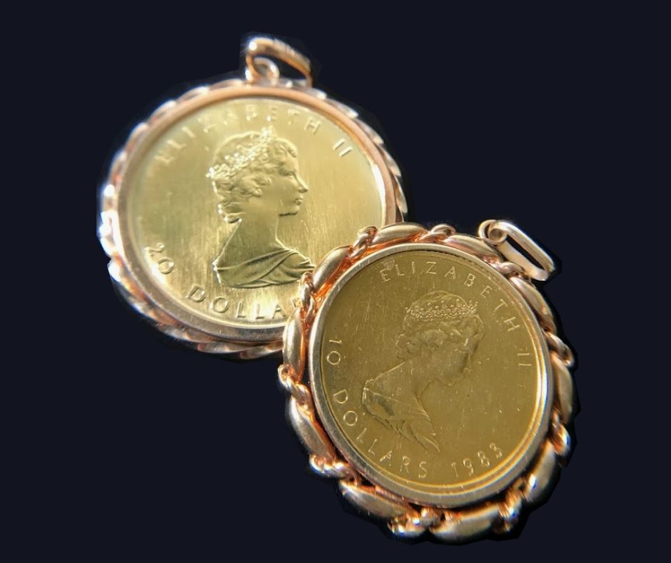 【貴金属買取】メープルリーフ金貨 ペンダントトップ