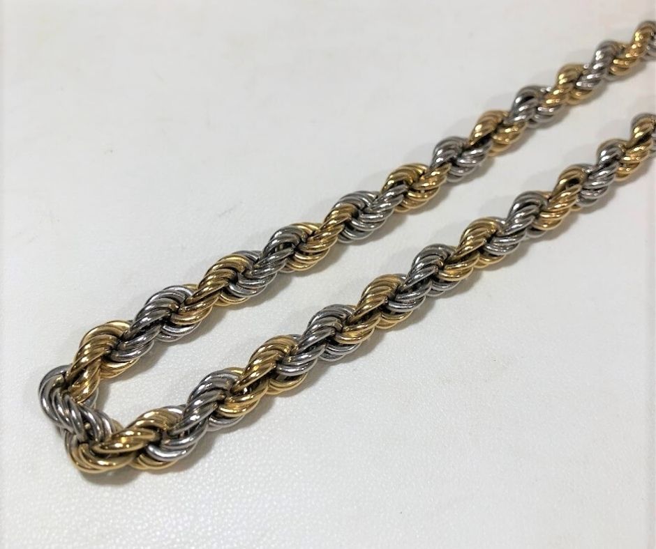 【貴金属買取】K18Pt850ネックレス
