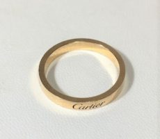 【カルティエ】C2リング K18YG