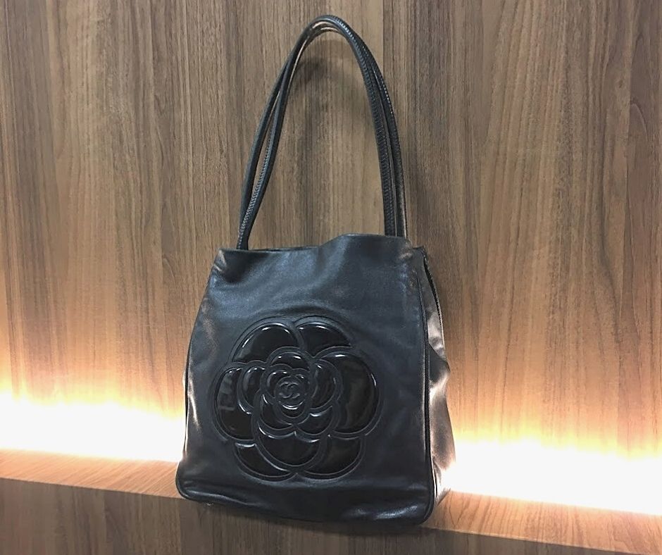 【シャネル】トートバッグ カメリア