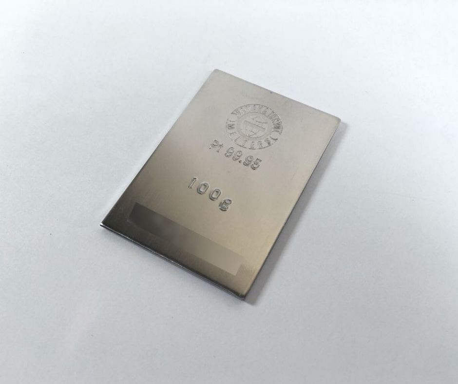 【貴金属買取】プラチナインゴット 100g